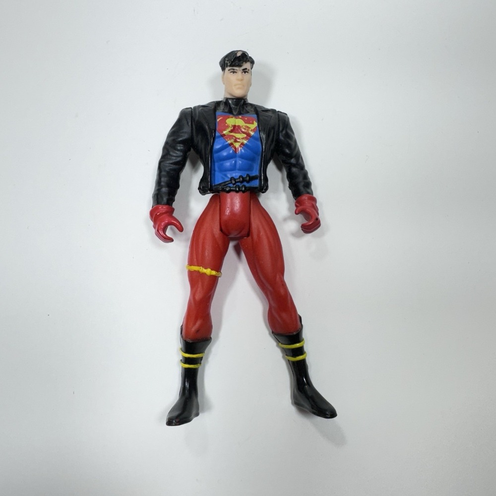 Superman Man of Steel 1995 Kenner Superboy 4.5" Figure Animation DC Comics Rare